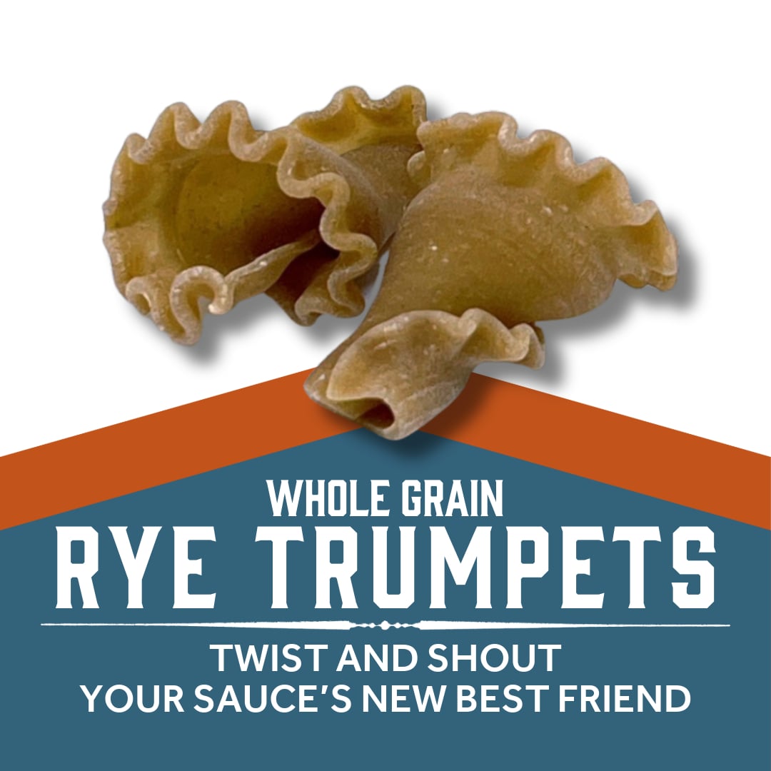 Whole Grain Rye Trumpets - TWIST AND SHOUT YOUR SAUCE’S NEW BEST FRIEND