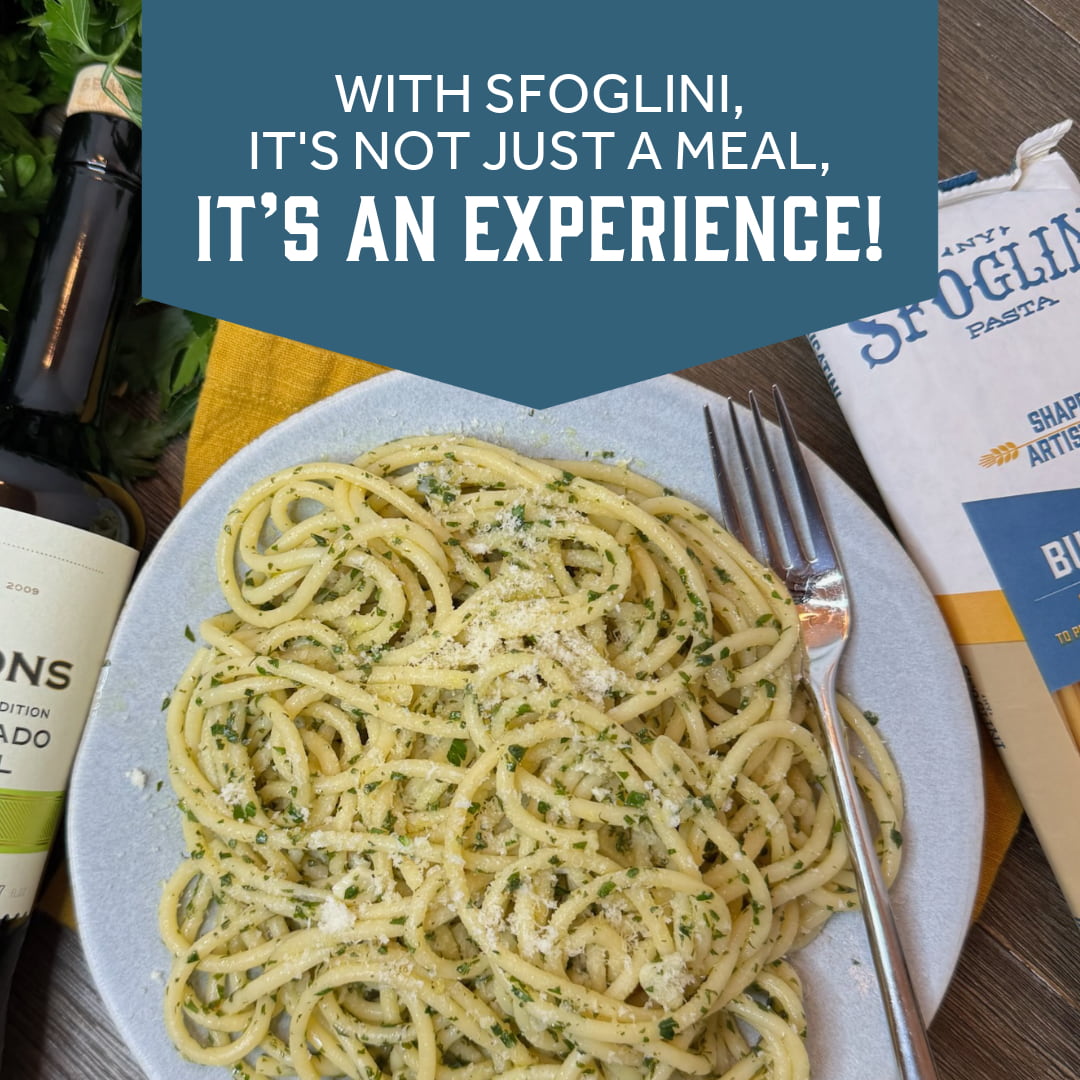 Sfoglini Bucatini - WITH SFOGLINI, IT'S NOT JUST A MEAL, IT'S AN EXPERIENCE!