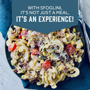 Sfoglini Cascatelli by Sporkful - WITH SFOGLINI, IT'S NOT JUST A MEAL, IT'S AN EXPERIENCE!