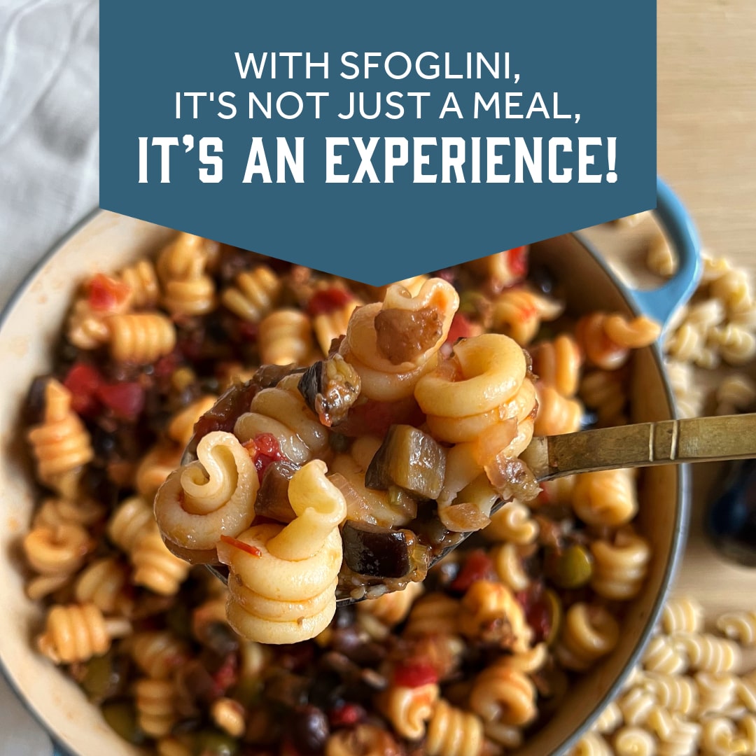 Sfoglini Vesuvio by Sporkful - WITH SFOGLINI, IT'S NOT JUST A MEAL, IT'S AN EXPERIENCE!