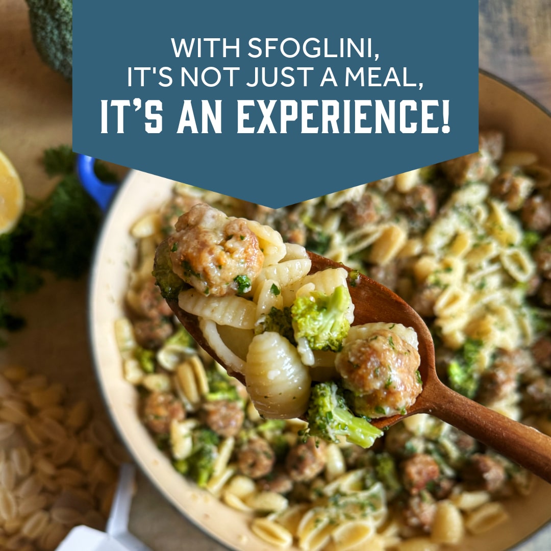 Sfoglini Cavatelli  - WITH SFOGLINI, IT'S NOT JUST A MEAL, IT'S AN EXPERIENCE!
