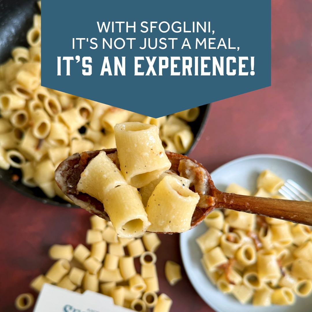 Sfoglini Rigatoni  - WITH SFOGLINI, IT'S NOT JUST A MEAL, IT'S AN EXPERIENCE!
