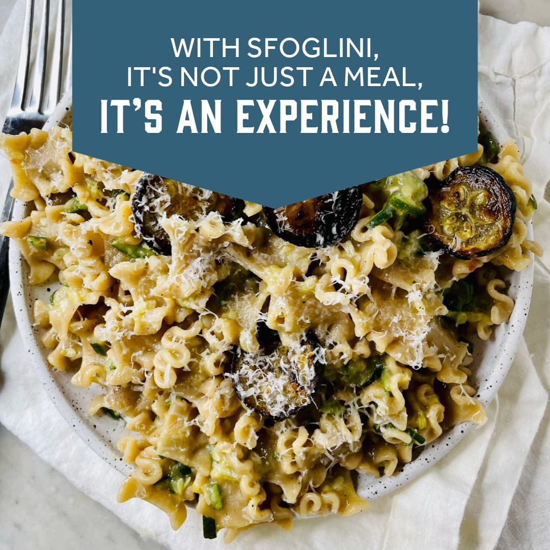 Sfoglini Whole Grain Reginetti  - WITH SFOGLINI, IT'S NOT JUST A MEAL, IT'S AN EXPERIENCE!