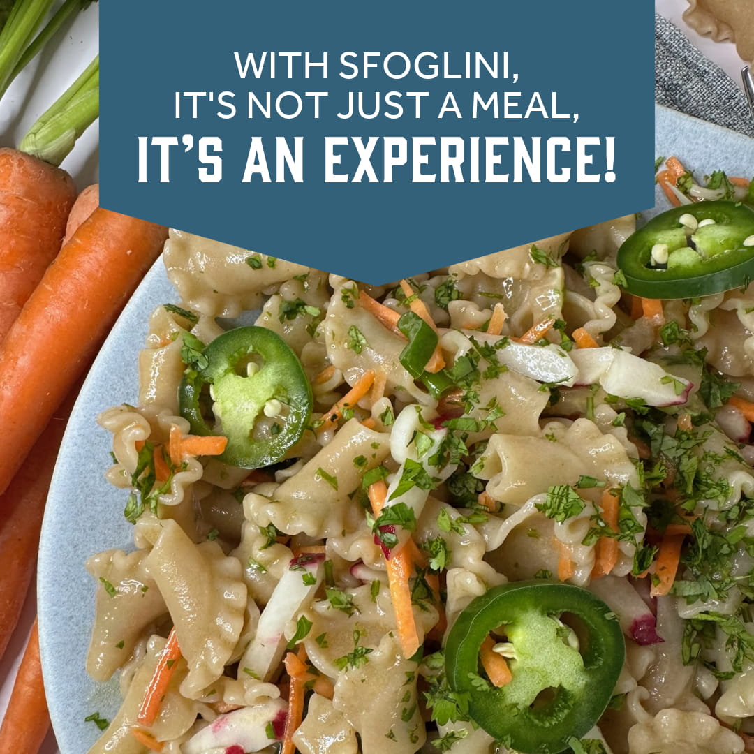 Sfoglini Whole Grain Trumpets  - WITH SFOGLINI, IT'S NOT JUST A MEAL, IT'S AN EXPERIENCE!