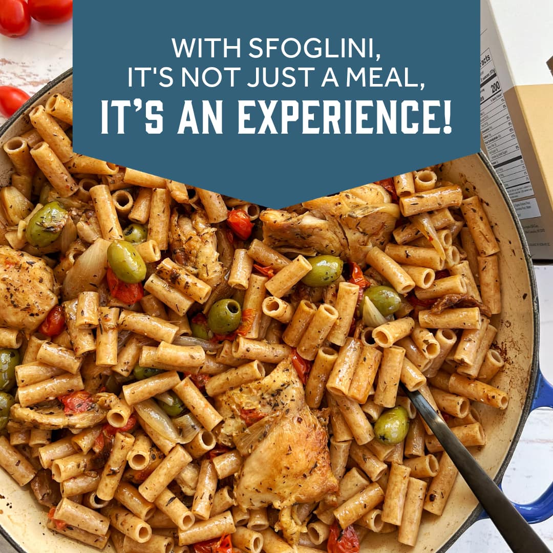 Sfoglini Whole Grain Einkorn Ziti - WITH SFOGLINI, IT'S NOT JUST A MEAL, IT'S AN EXPERIENCE!