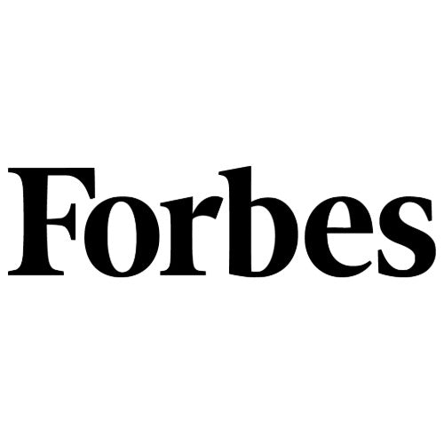 Forbes logo in black on a white background