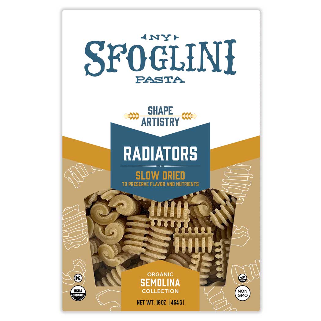 Sfoglini  Durum Semolina Radiators Organic Pasta