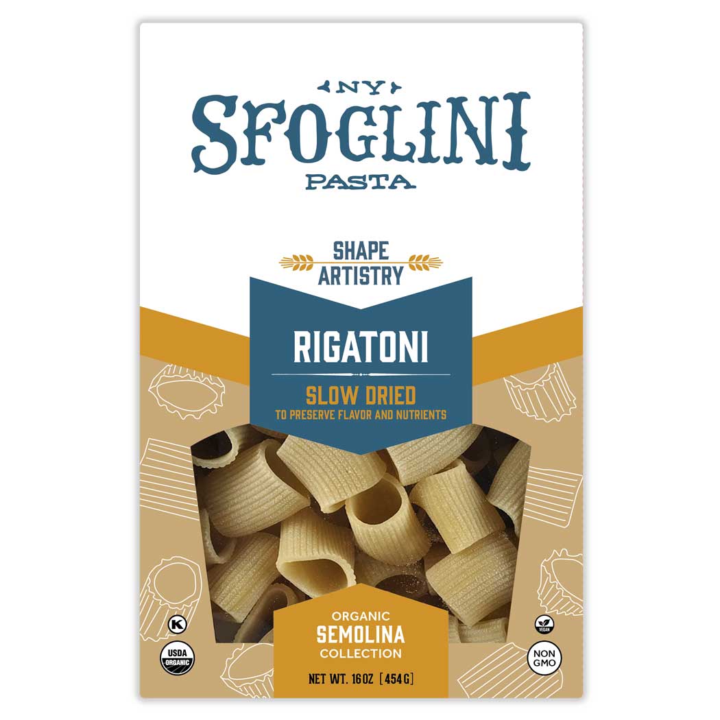 Sfoglini Semolina Rigatoni Organic Pasta 