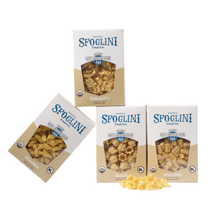 Sfoglini Semolina Specialty Pasta Sampler - Trumpets, Zucca, Reginetti, Radiators