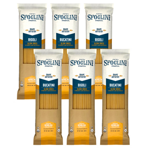 Sfoglini Organic Durum Semolina Wheat Pasta - Bucatini and Bigoli Variety Pack