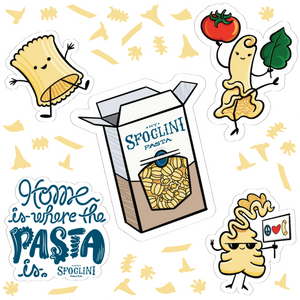 Sfoglini Pasta Fridge Magnets & Vinyl Stickers