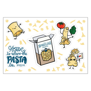 Sfoglini Pasta Fridge Magnets & Vinyl Stickers