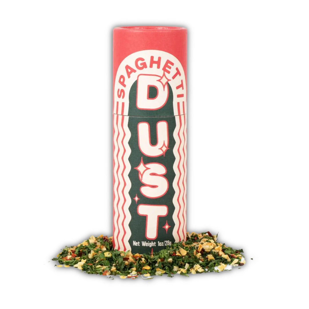 Package of Spaghetti Dust pasta seasoning