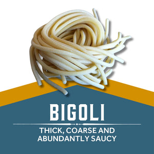 Sfoglini Organic Bigoli Pasta - THICK, COARSE AND ABUNDANTLY SAUCY