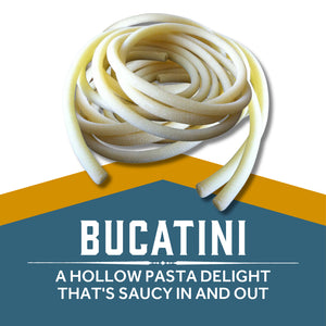 Sfoglini Organic Bucatini Pasta - A HOLLOW PASTA DELIGHT THAT'S SAUCY IN AND OUT