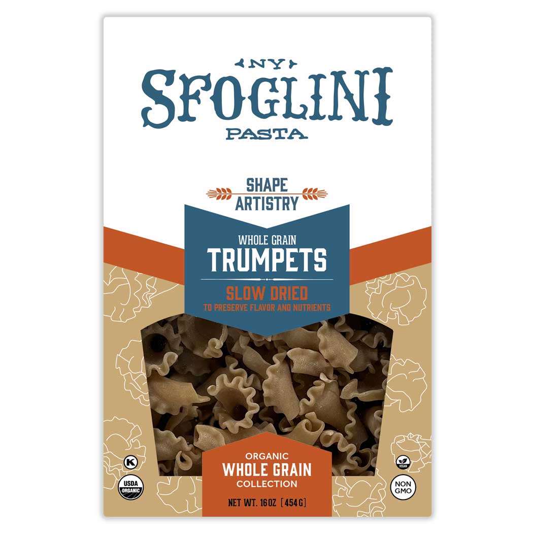 Sfoglini Whole Grain Blend Trumpets Organic Pasta