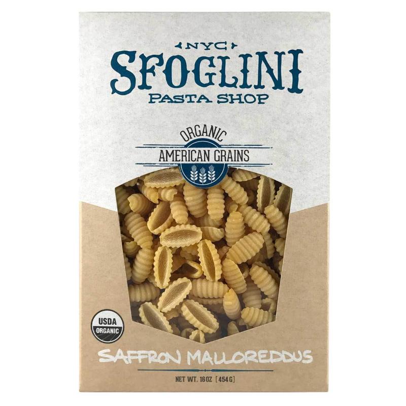 Sfoglini Saffron Malloreddus Organic Pasta