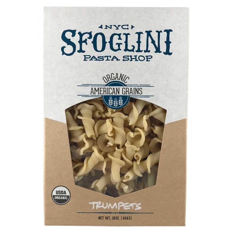 Organic Fanciful Semolina Trumpets